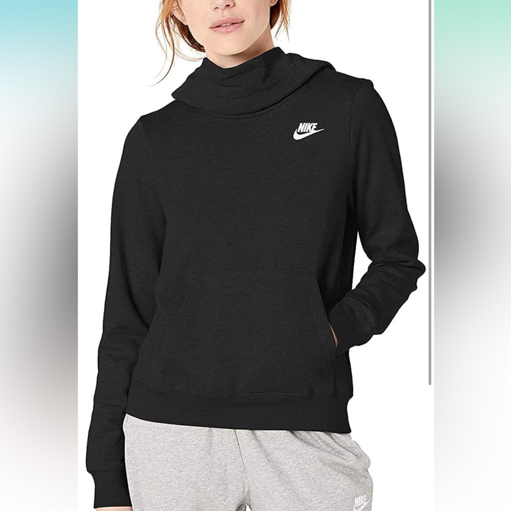 Nike cow neck hoodie